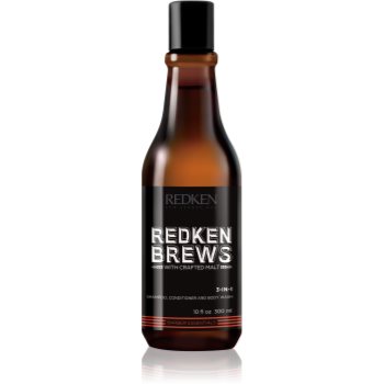 Redken Brews șampon, balsam și gel de duș 3 în 1 - imagine 2